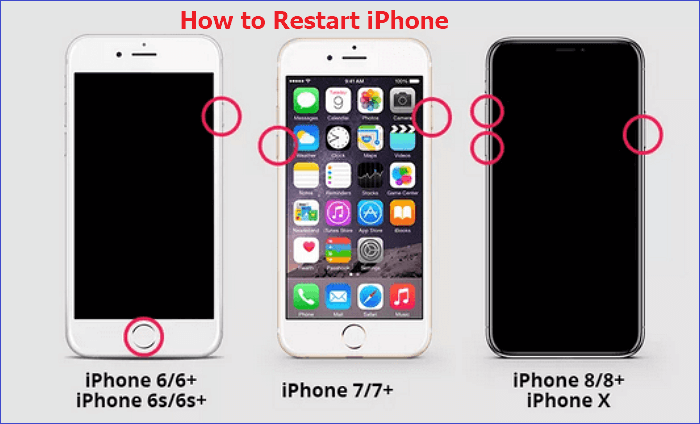 force restart iphone