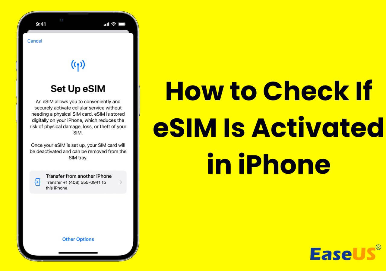 How To Check Esim Number Iphone