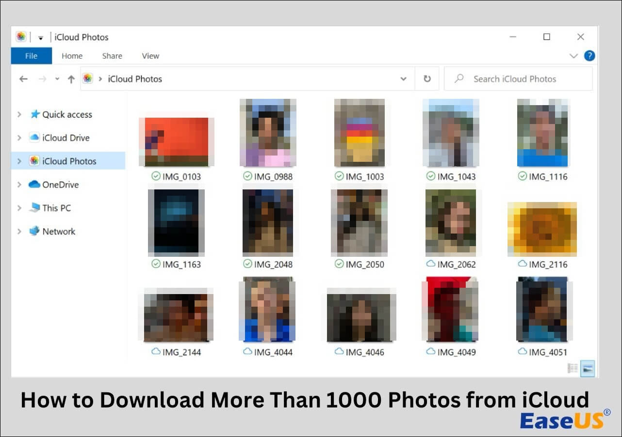 download more than 1000 photos from icloud to mac