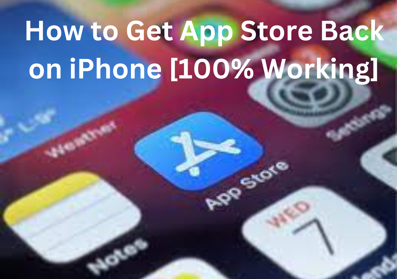 how-to-get-app-store-back-on-iphone-100-working