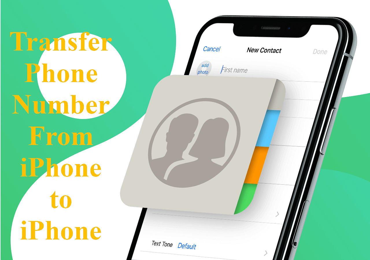 how to transfer phone number from nearby iphone