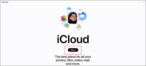 entrar no icloud