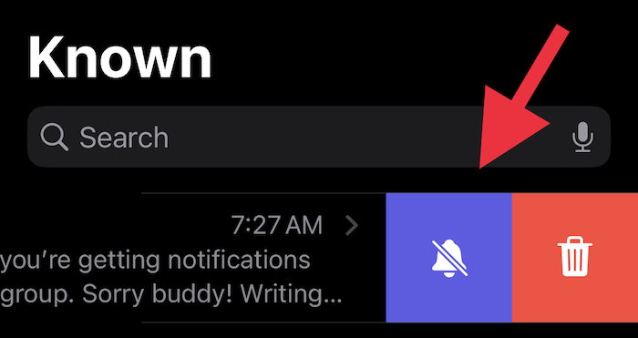 Stummschaltung des Gruppenchats