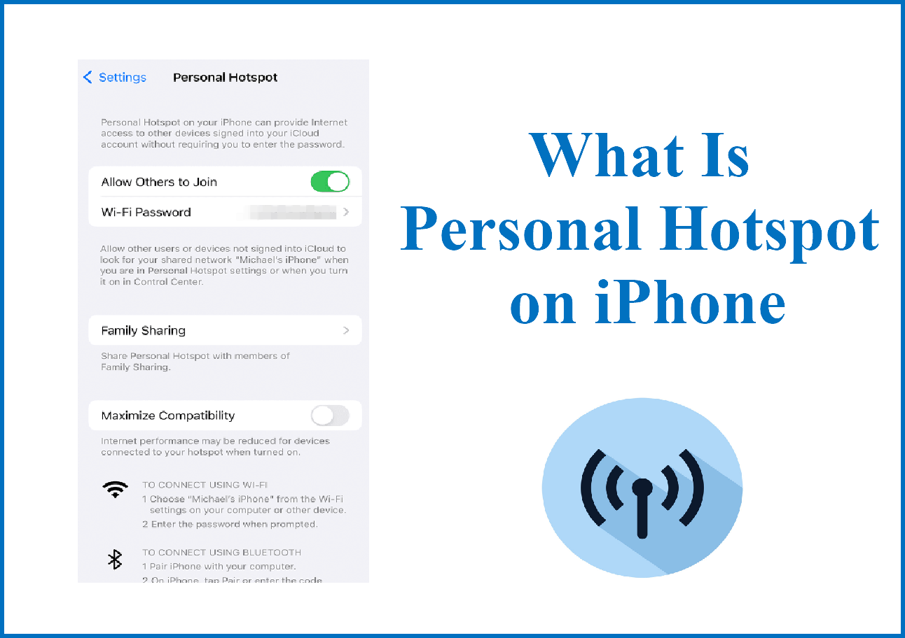What Is Personal Hotspot on iPhone [Full Guide]