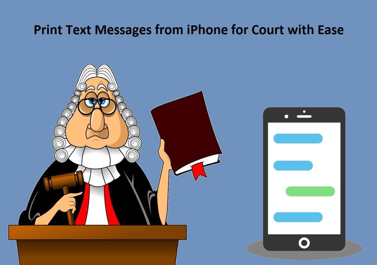 Three Quick Ways to Print Text Messages from iPhone for Court