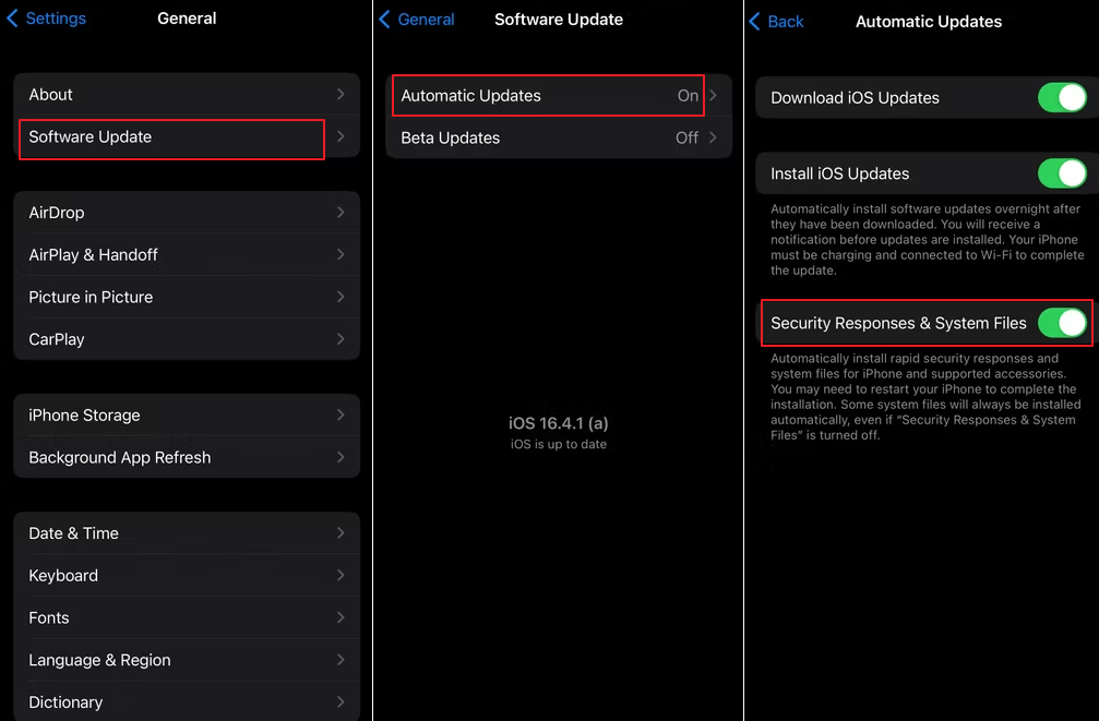 Kontrolle der raschen Reaktion der Sicherheit