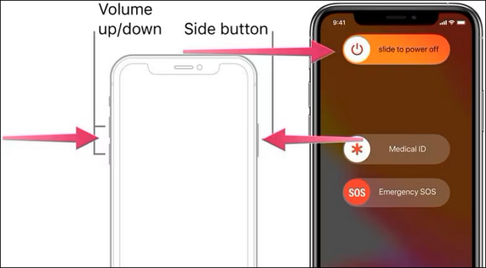 restart iphone devie