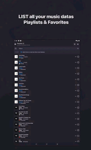 Wählen Sie Playlists Soundiiz