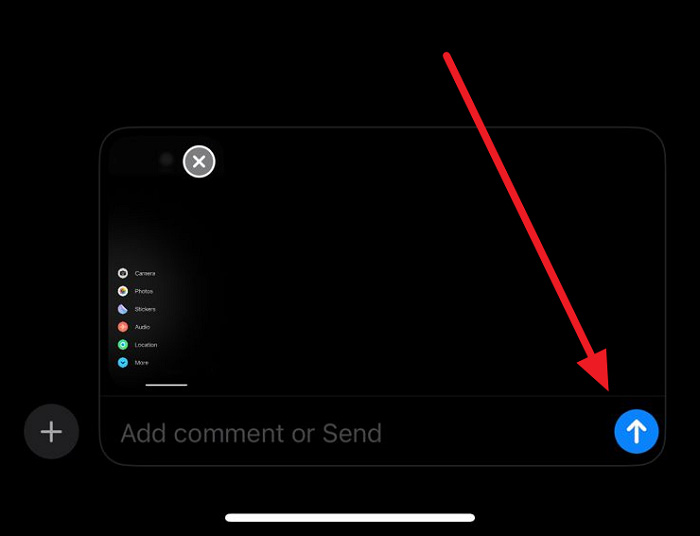 send the photos as message