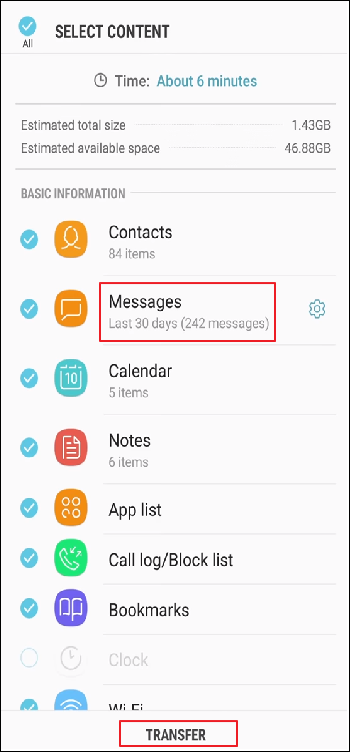 smart switch selects messages