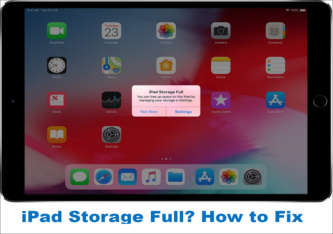 Theme Ipad Storage Full 
