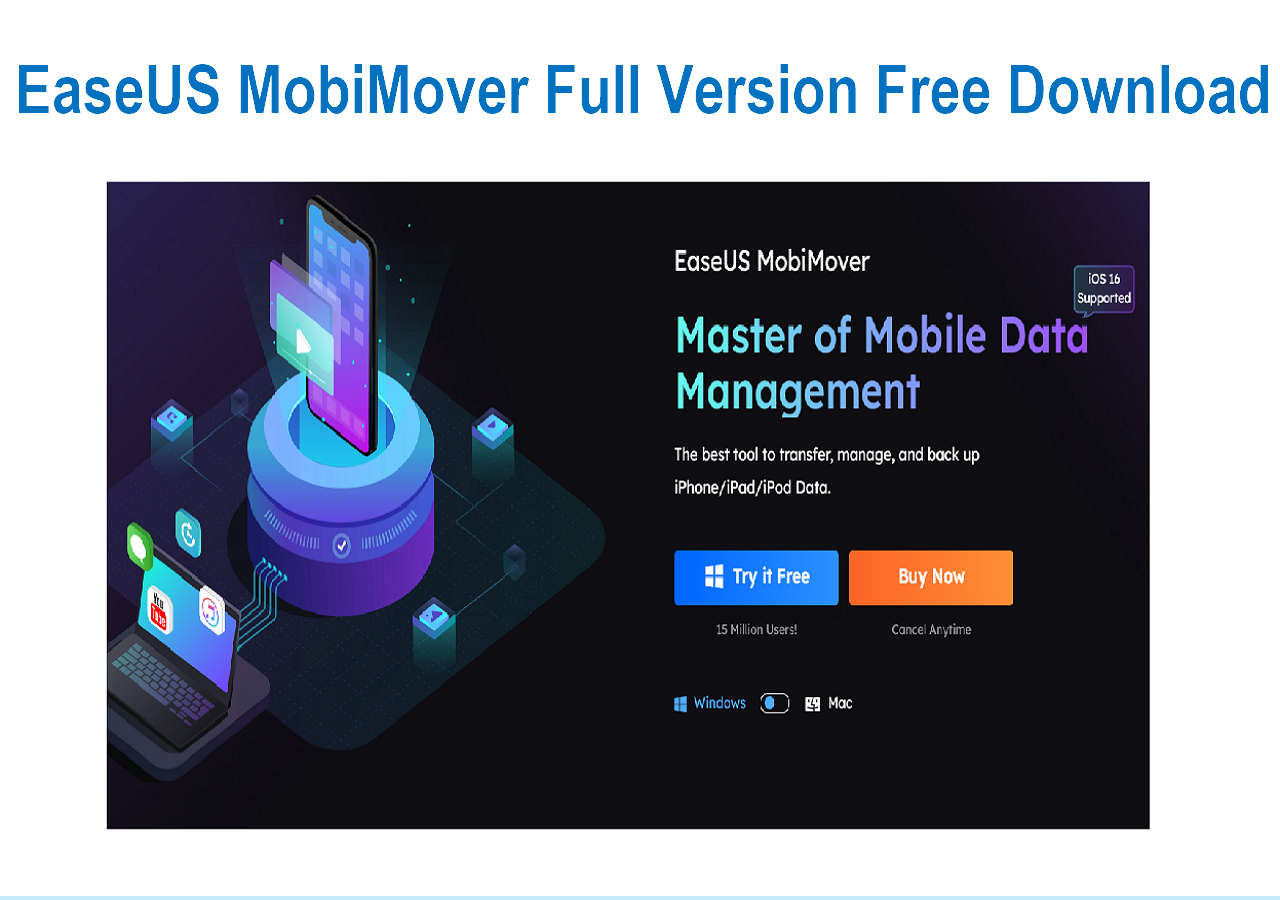 free for mac download MobiMover Technician 6.0.3.21574 / Pro 5.1.6.10252