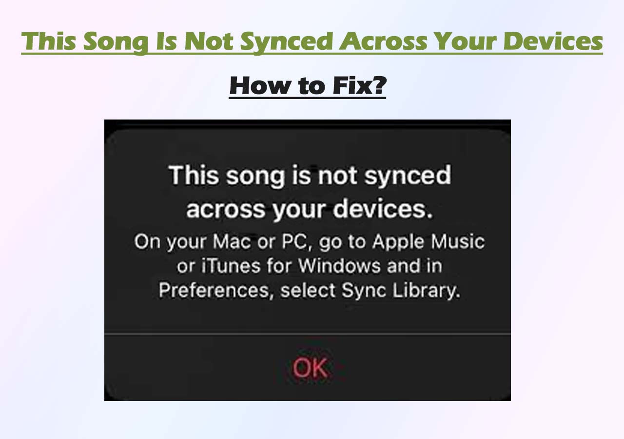 This Song Is Not Synced Across Your Devices 
