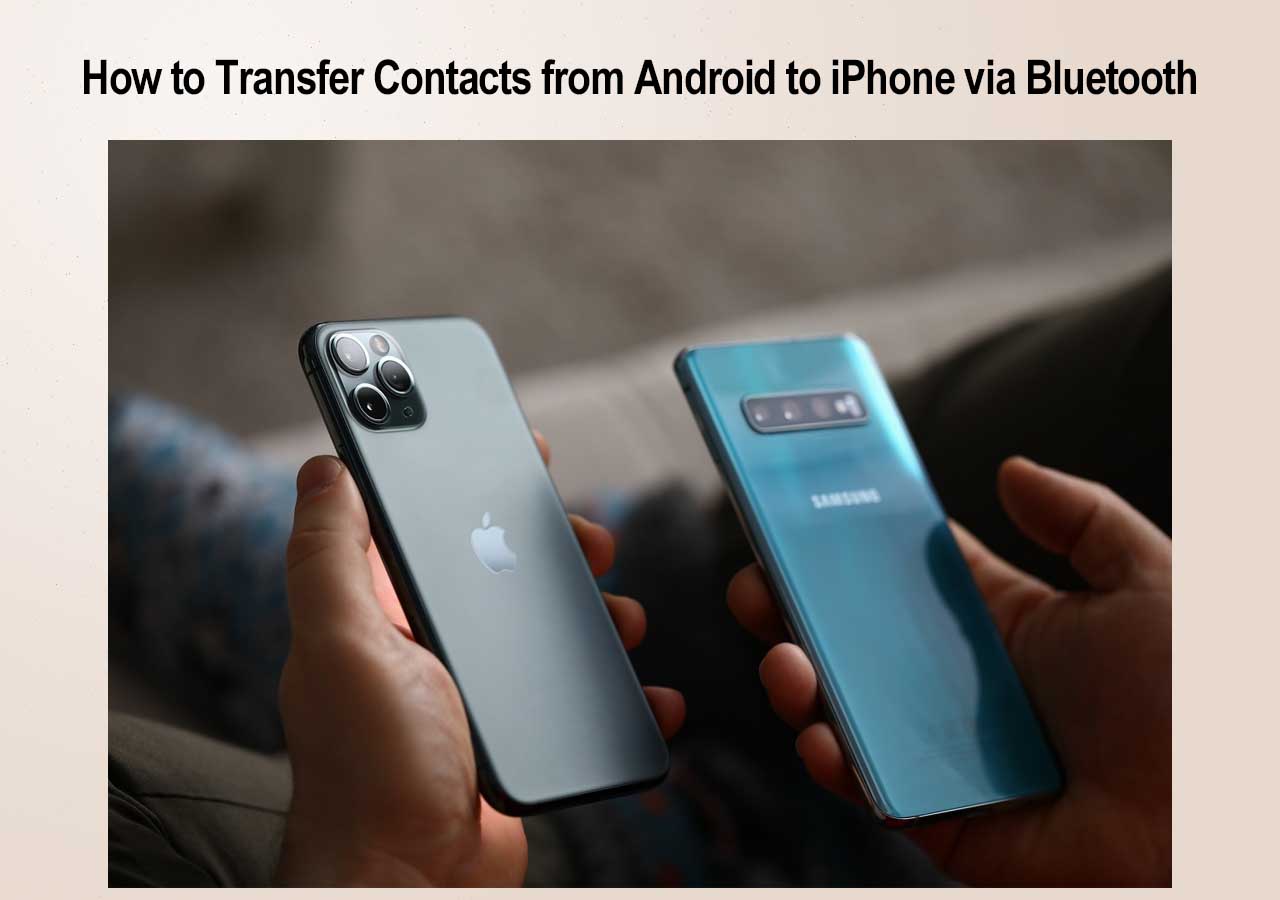 transfer contacts via bluetooth android to iphone