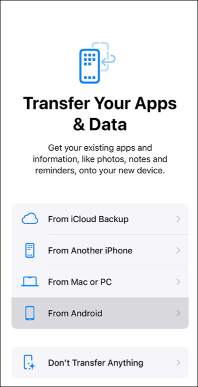 écran d'applications et de données