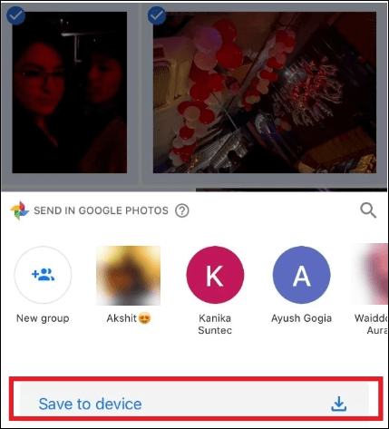 transfer google photos to icoud google photos device save