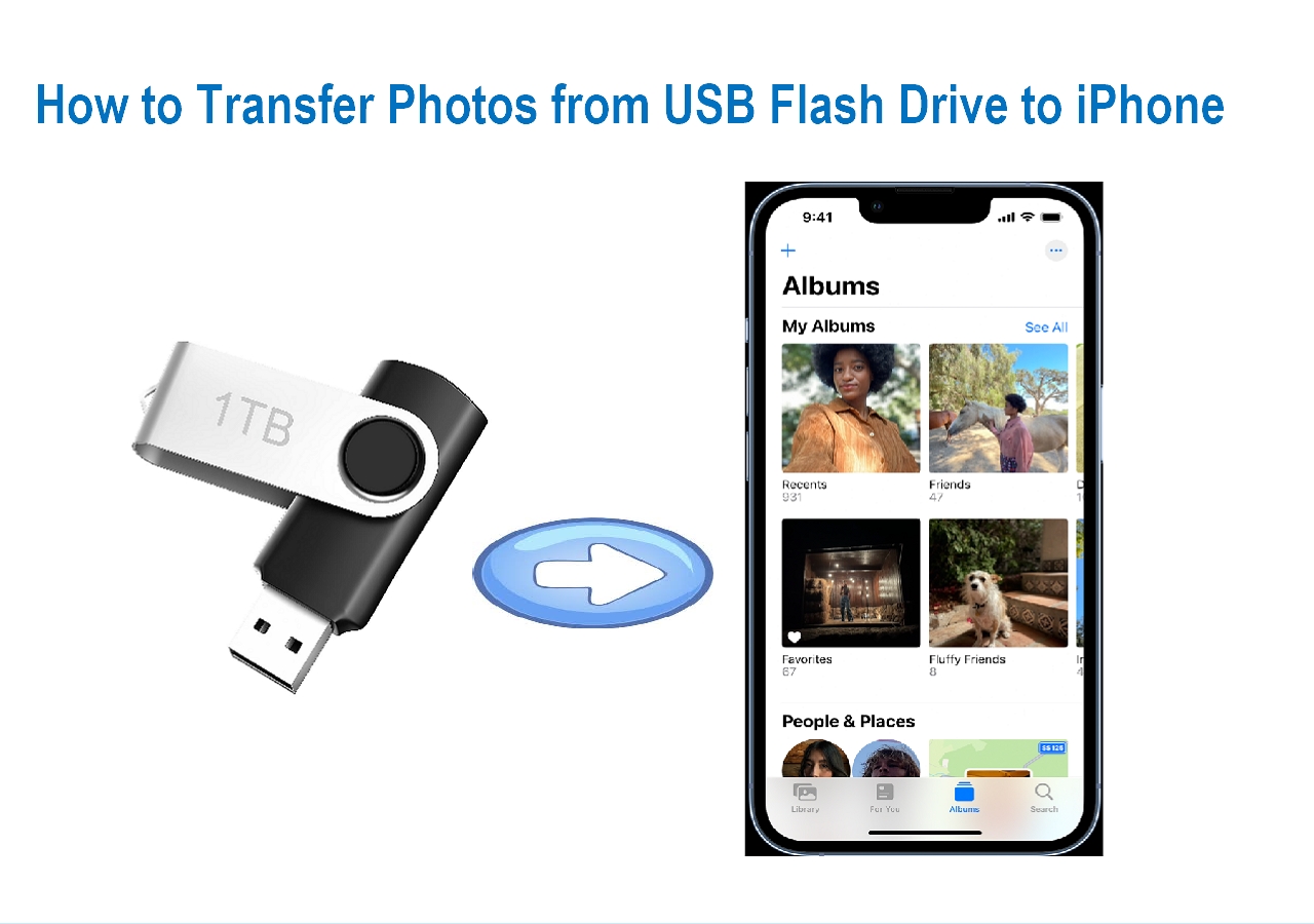 How to Back Up iPhone to Flash Drive in 3 Workable Ways