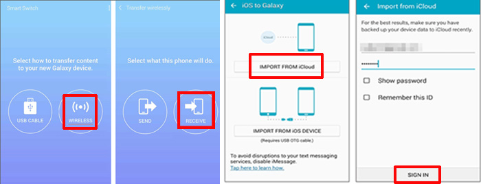 use Smart Switch to transfer photos to Samsung