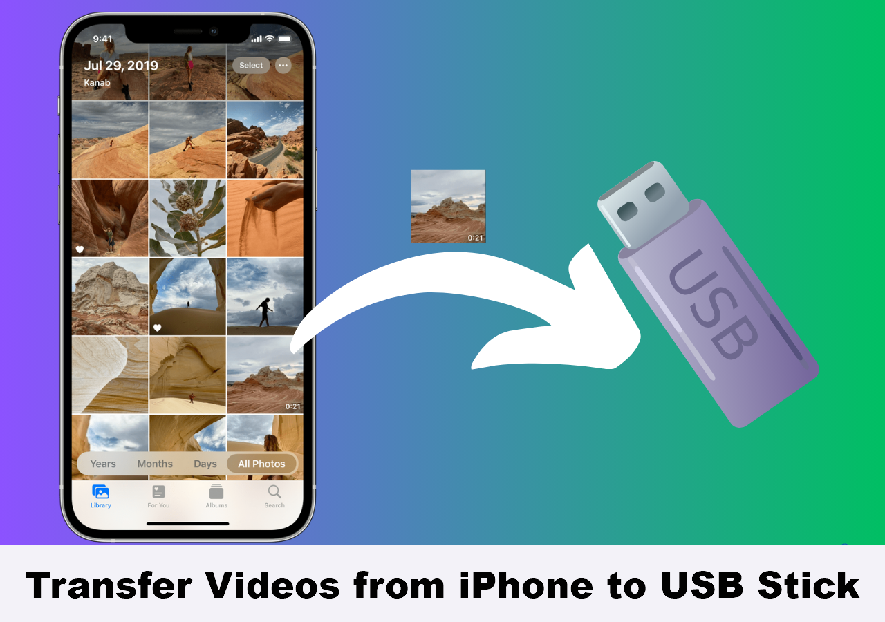 How To Transfer Videos From IPhone To USB Stick 5 Easy Ways