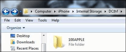 access iPhone photos via PC
