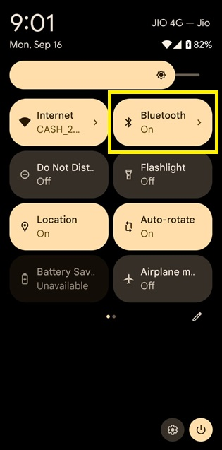 activer le Bluetooth