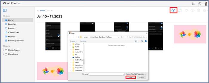 pulsa el botón cargar y elige los datos descargados previamente