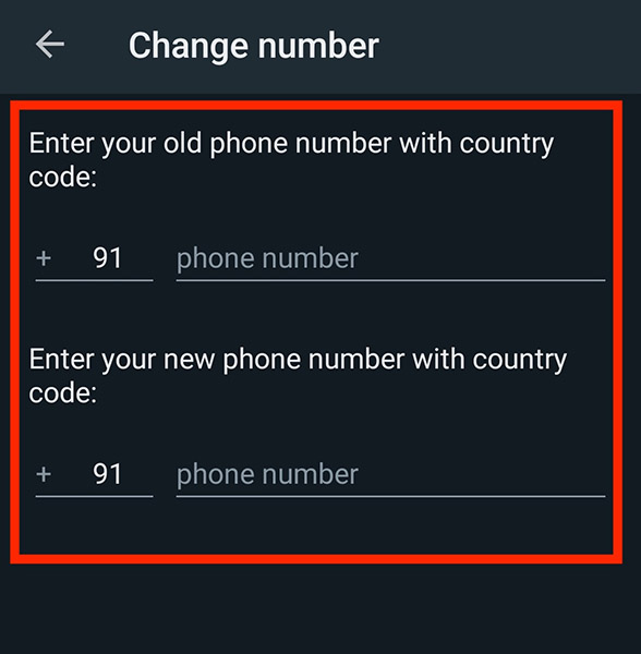 add second whatsapp number android