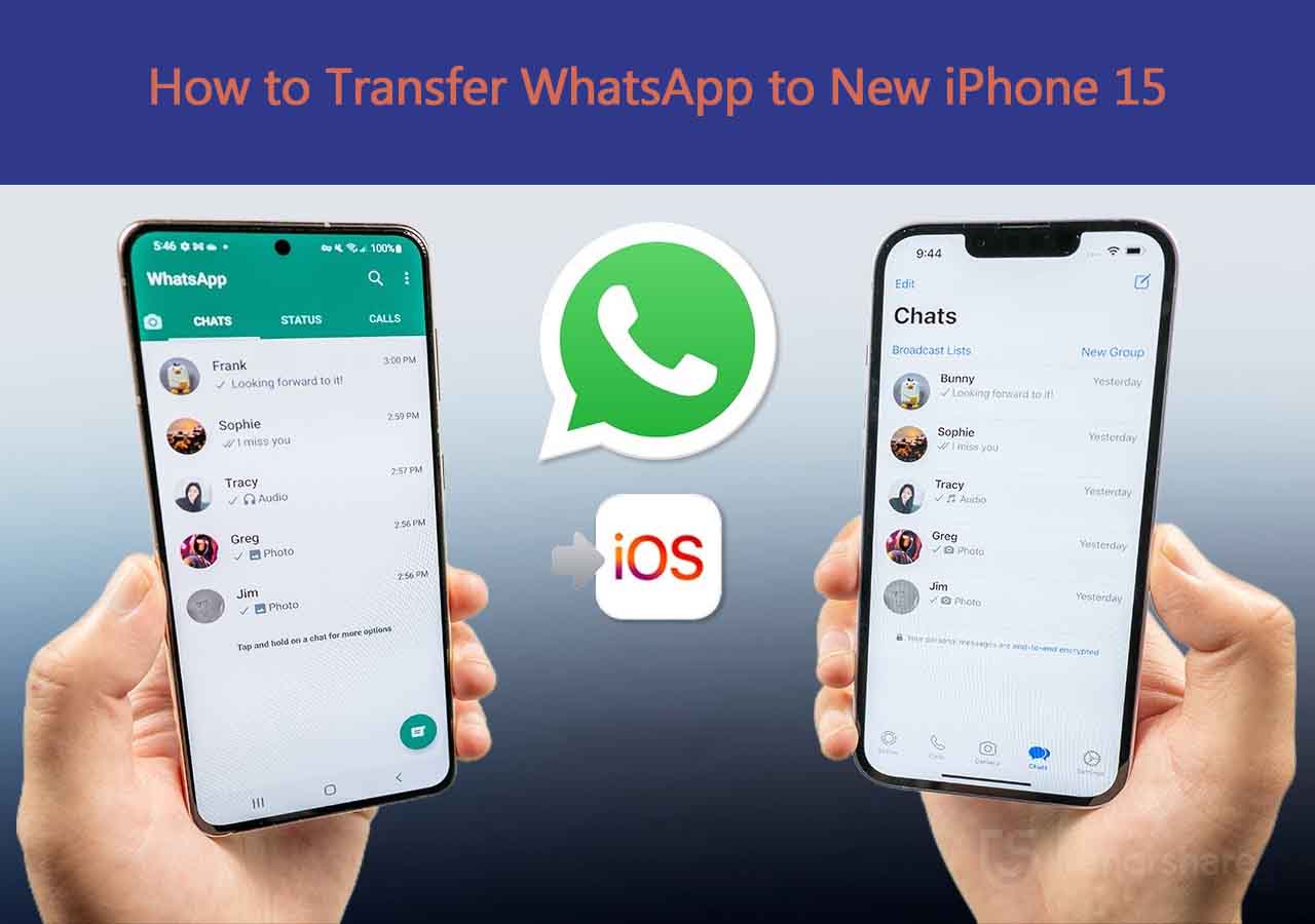 how to transfer whatsapp data from iphone 11 to iphone 15