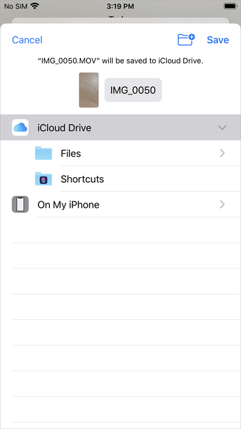Trasferire video di grandi dimensioni da iPhone al PC con iCloud Drive