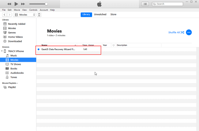 iTunes資料傳輸 - 步驟5